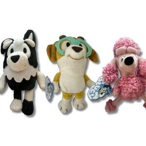 Bluey Friends - Coco, Honey and Mackenzie Stuffed Toys for Kids